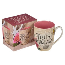 Load image into Gallery viewer, Mug - Trust in the Lord Pink Floral - Pro 3:5