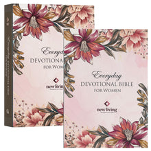 Load image into Gallery viewer, NLT Holy Bible Everyday Devotional Bible for Women New Living Translation, Pink Lilly, Flexible Daily Bible Reading Plan Options (NLT Women's Devo Editions)