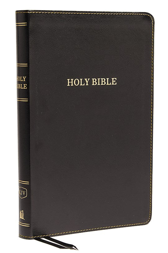 KJV Thinline Bible (Comfort Print)-Black Leathersoft Holy Bible, King James Version