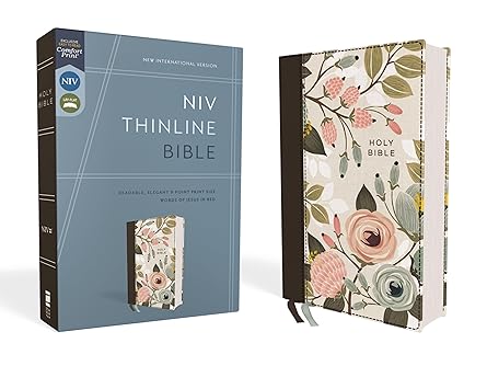 NIV Thinline Bible - Comfort Print, Leathersoft