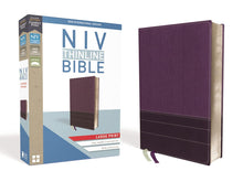 Load image into Gallery viewer, NIV Thinline Bible Large Print, Red Letter, Leathersoft
