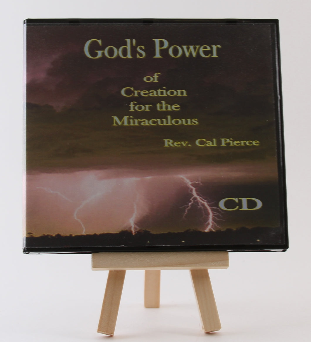 God`s Power of Creation for the Miraculous (CD)